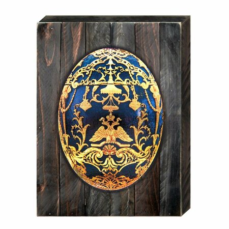 CLEAN CHOICE Faberge Egg Art on Board Wall Decor CL2959978